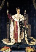 Jean-Auguste Dominique Ingres Portrait of the King Charles X of France in coronation robes oil